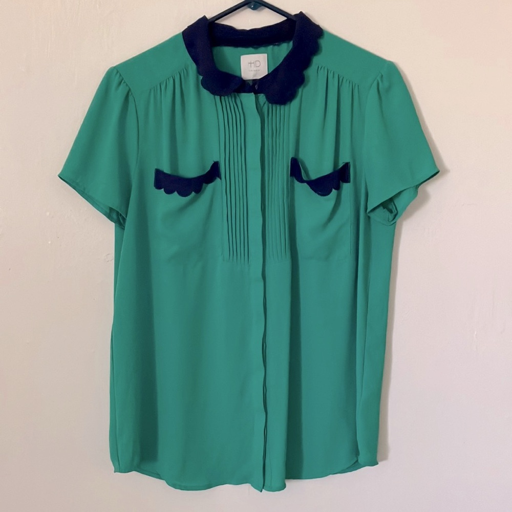 Anthropologie HD in Paris Lasercut Lace Blouse
